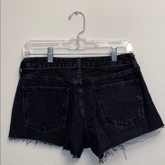 Abercrombie & Fitch Black low rise jean shorts - Picture 3 of 5